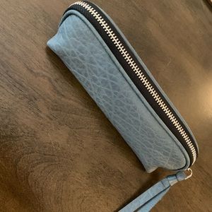 Van Der Spek grey blue Pencil Pouch